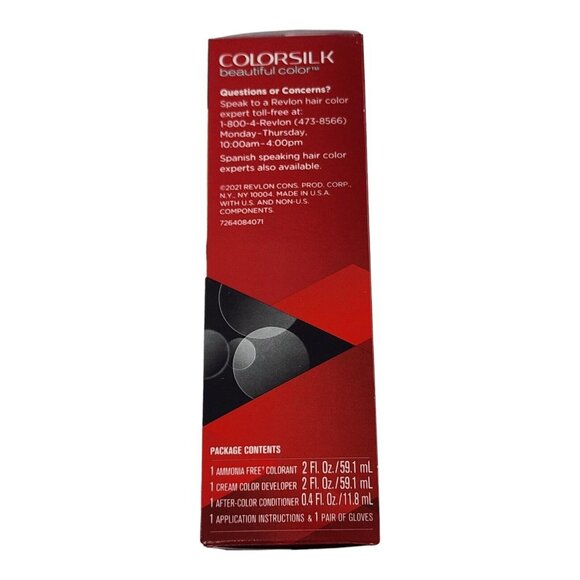 Revlon Colorsilk Golden Blond #71 Permanent Hair Dye 2-Pack Keratin Enriched - Picture 4 of 7
